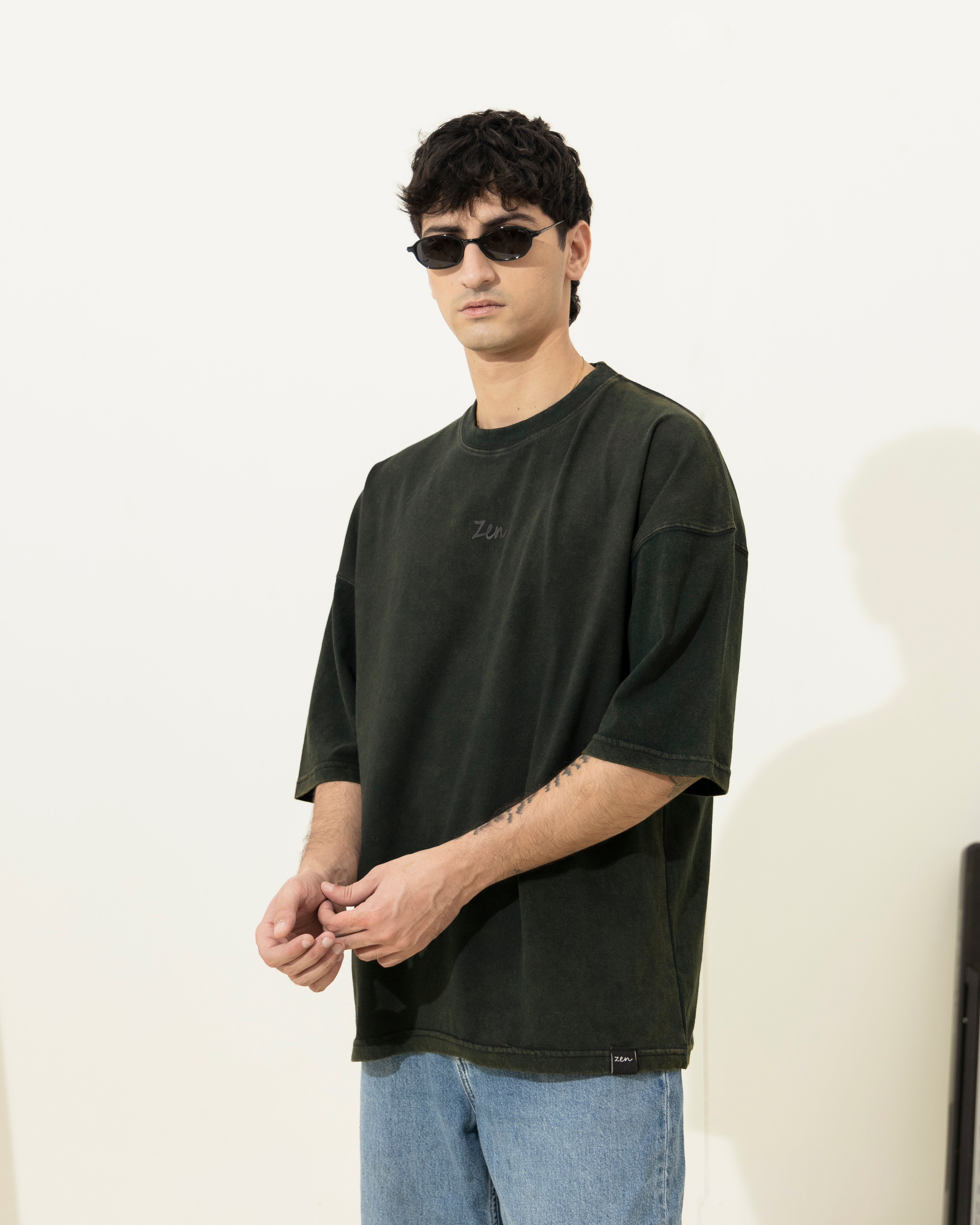 Acid Wash- Oversized Tee