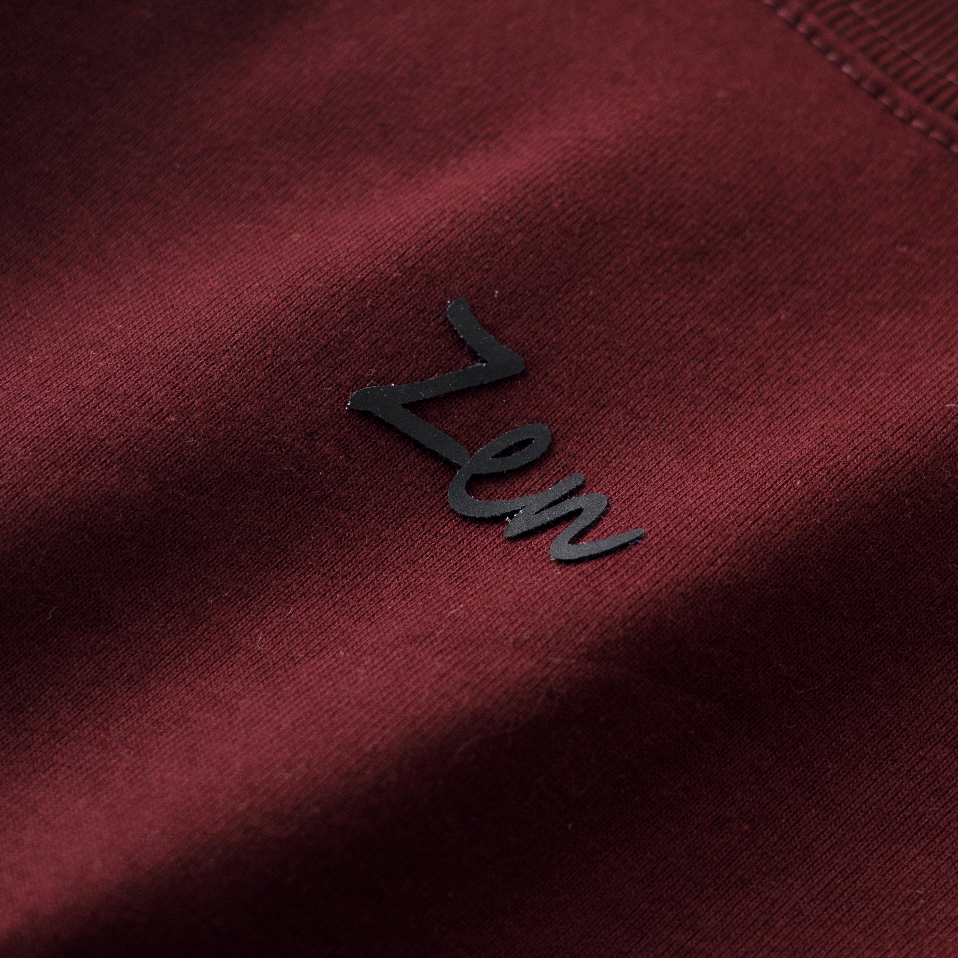 Maroon Basic - Oversized Tee