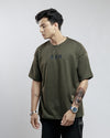 Olive Green - Oversized tee