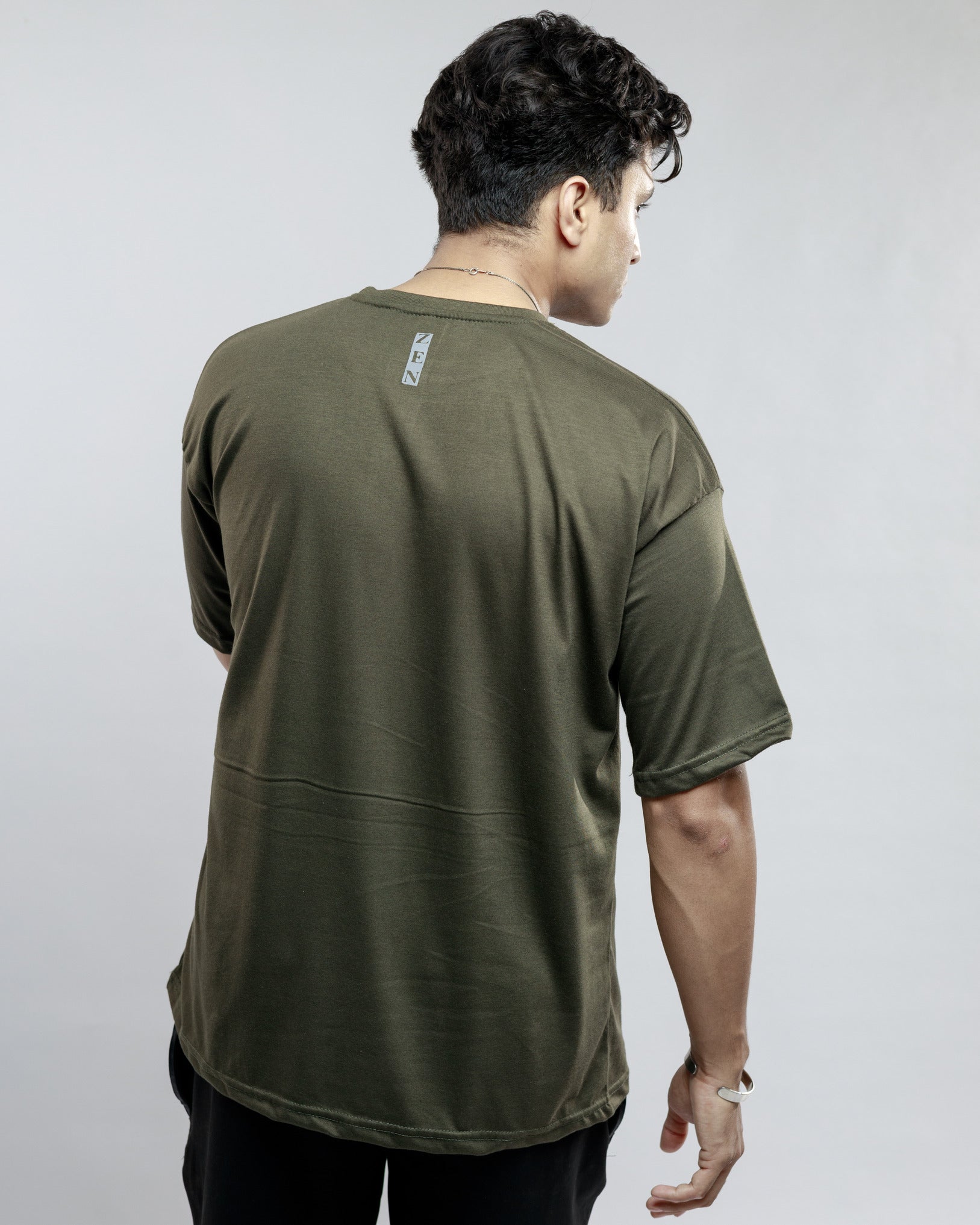 Olive Green - Oversized tee