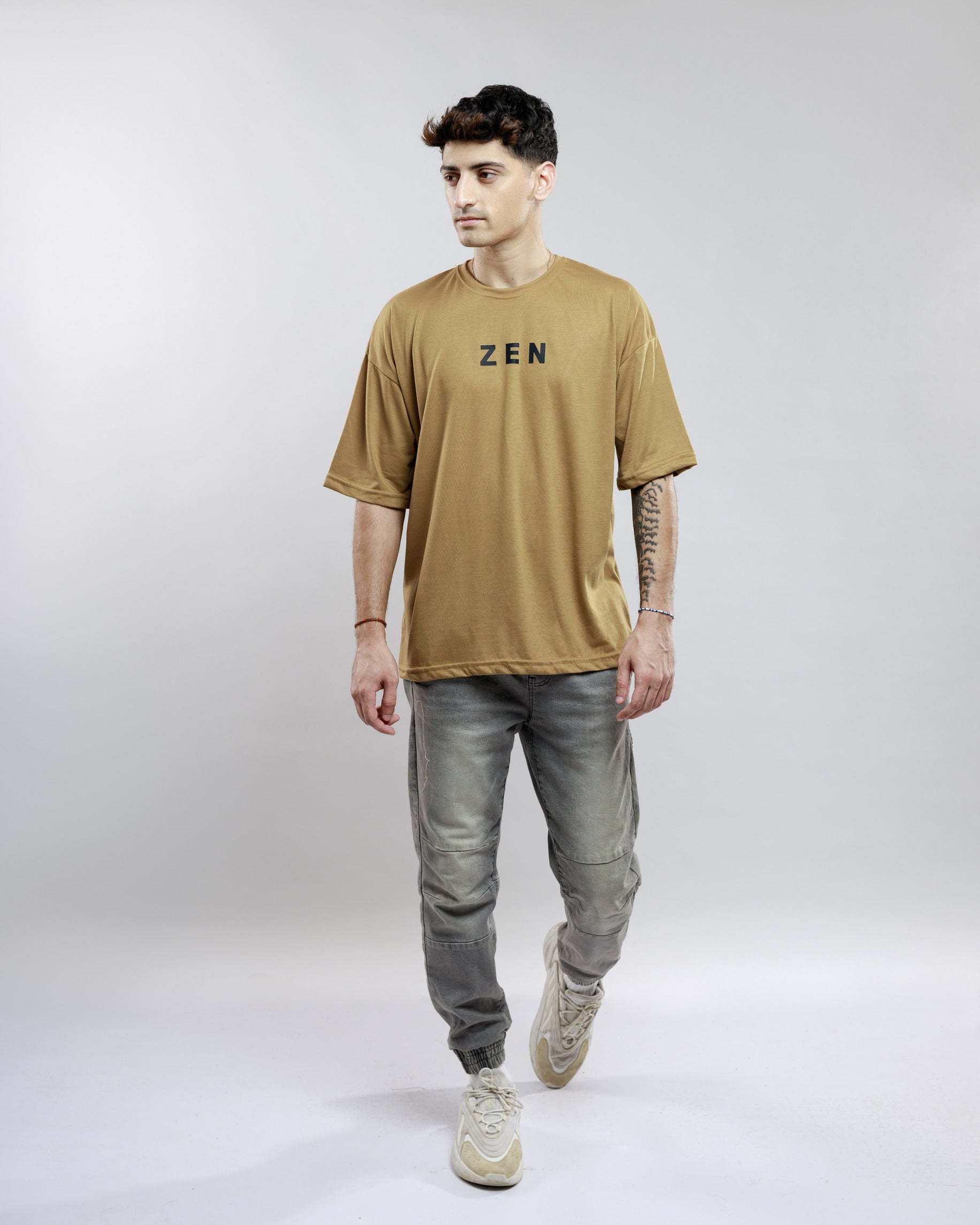 Camel Brown - Oversized tee